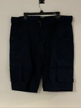 Men's Black Cargo Shorts - Blu Rock